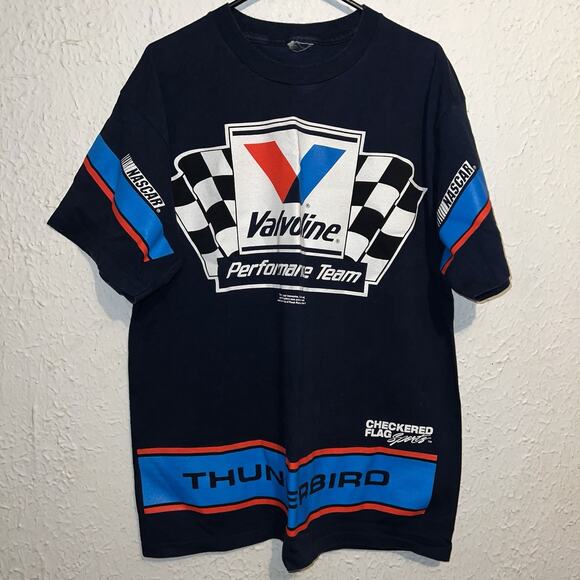 Tultex | Shirts | Vintage 9s Mark Martin Nascar Valvoline Thunderbird ...